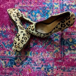 ALDO leopard platform heels